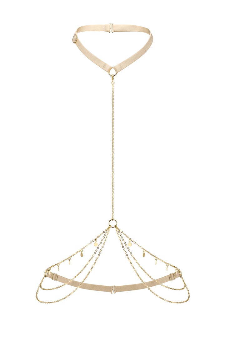 Delicate Chain Harness Champagne