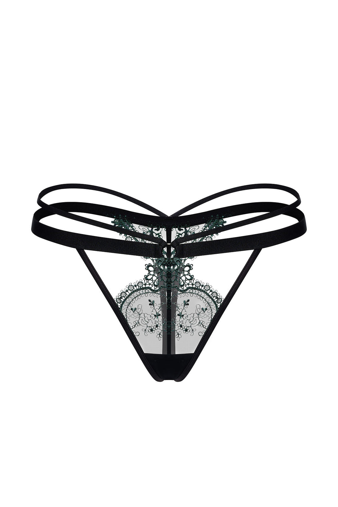 Psyche Embroidered Thong