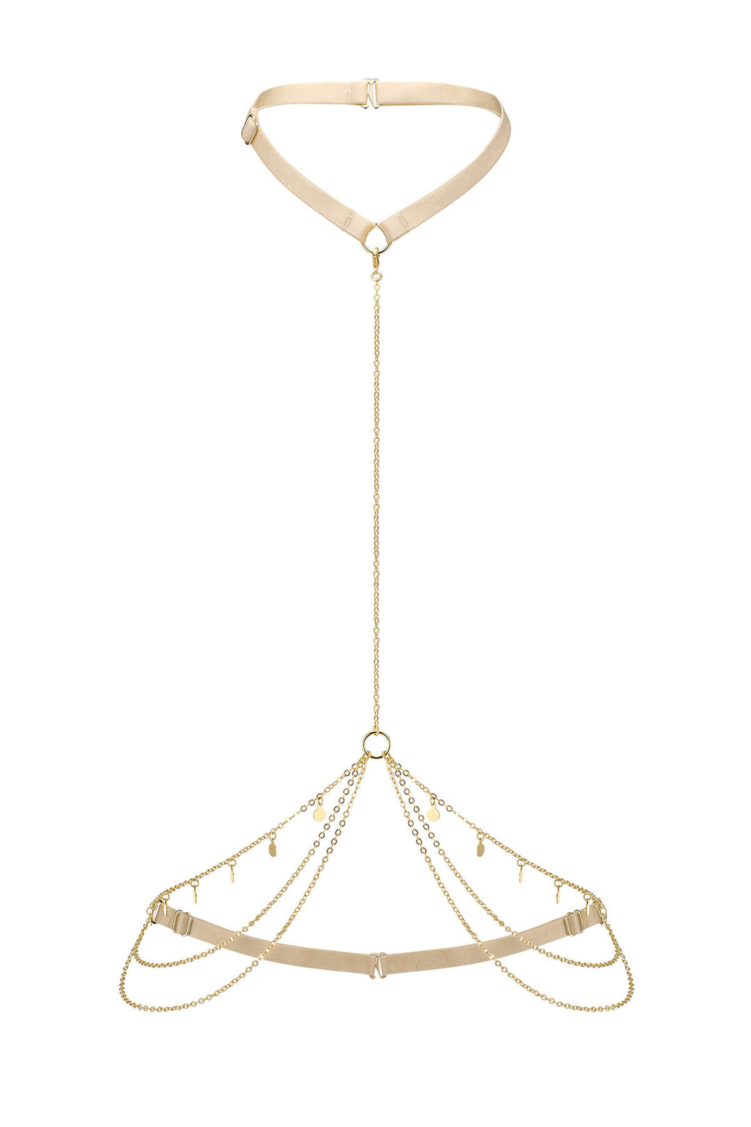 Delicate Chain Harness Champagne