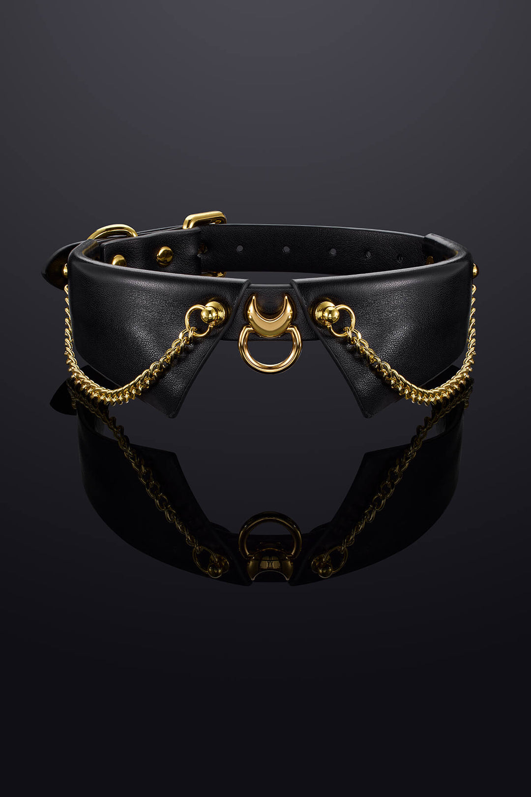 Divine Leather Collar Choker