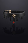 Drip Leather Collar Choker