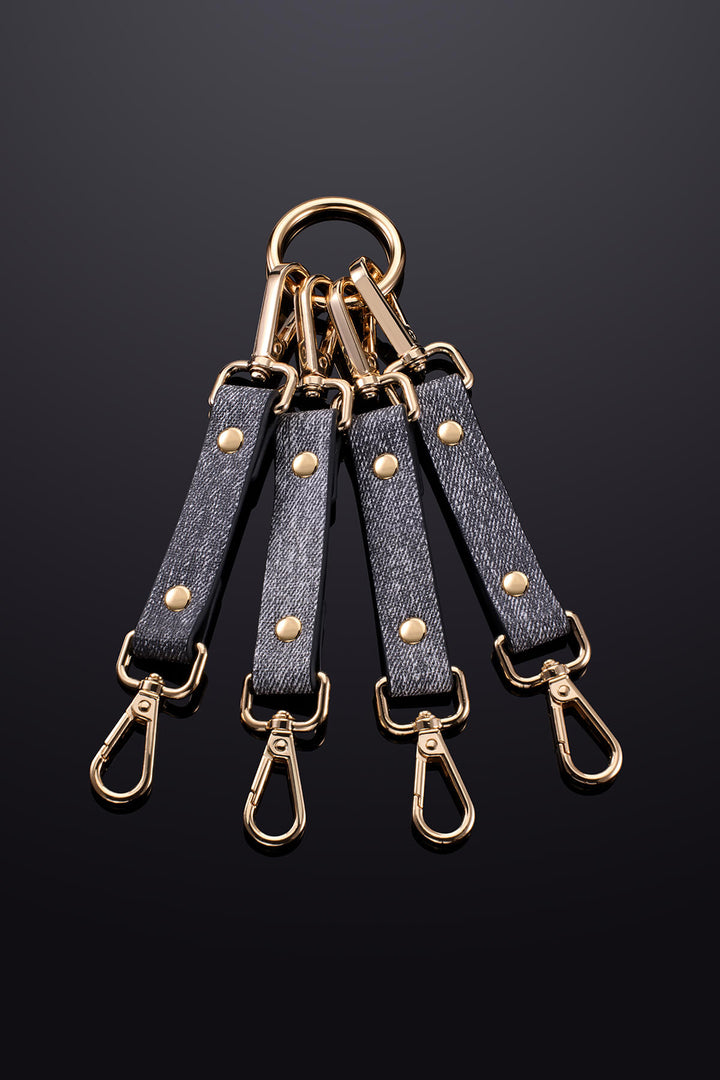 Iris Connecting Leather Chain