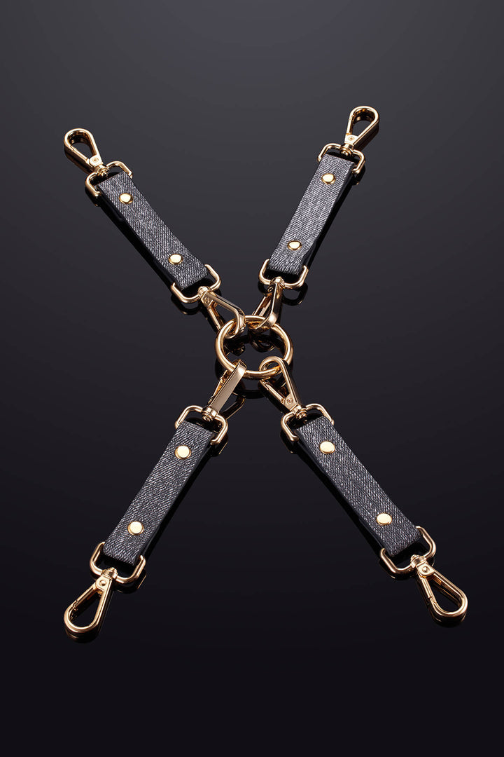 Iris Connecting Leather Chain