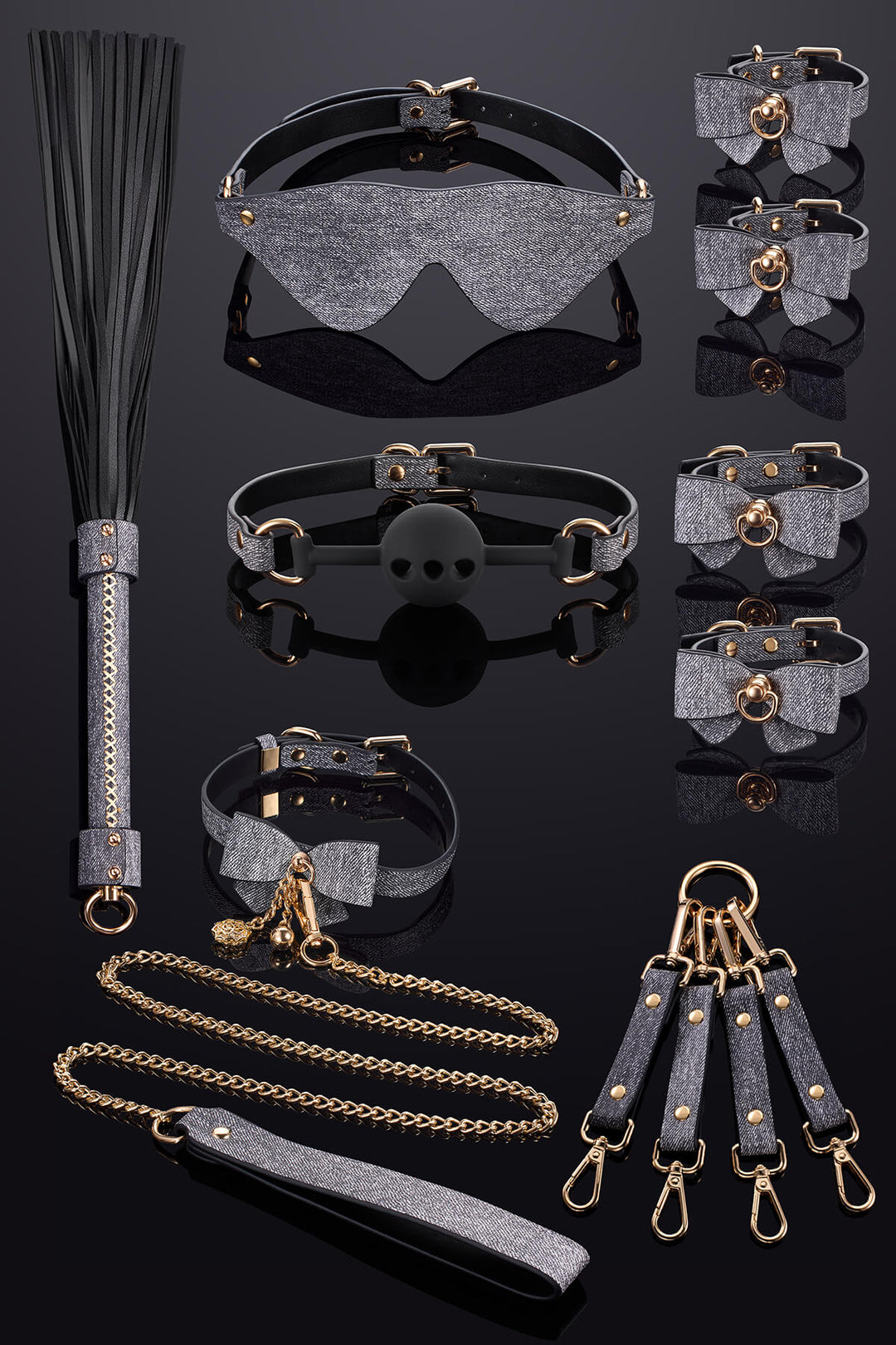 Iris Leather Bondage Set