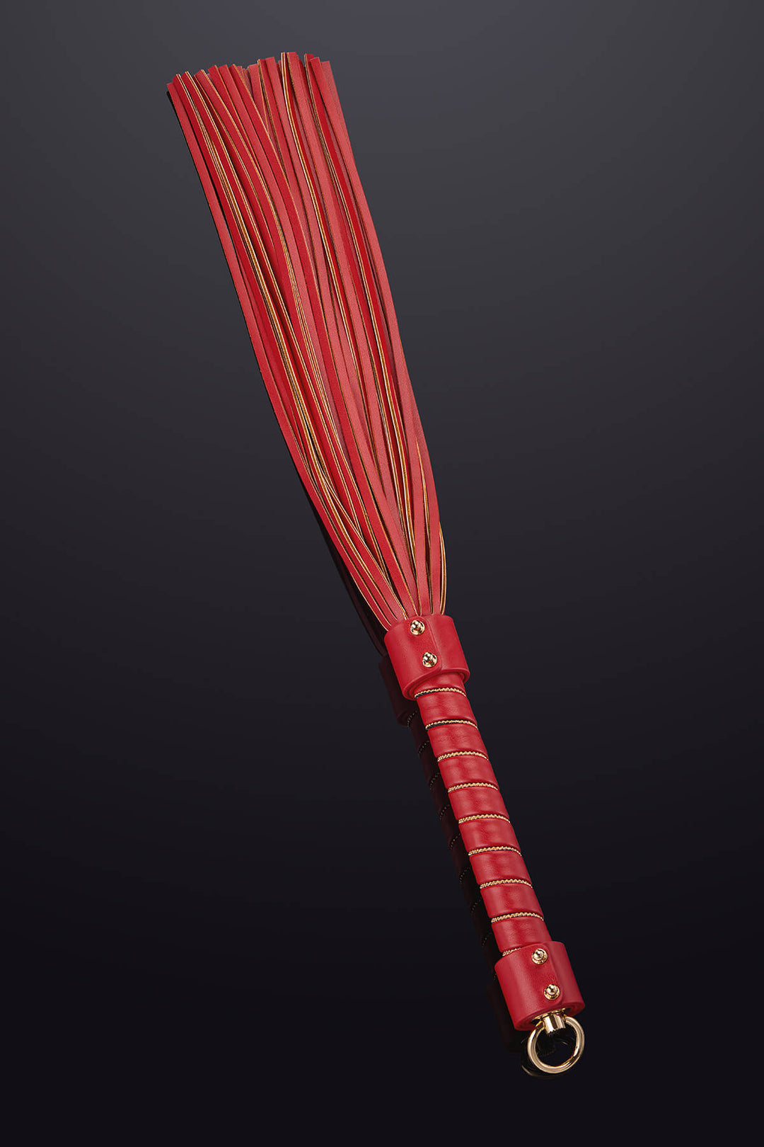 Janus Leather Flogger Red