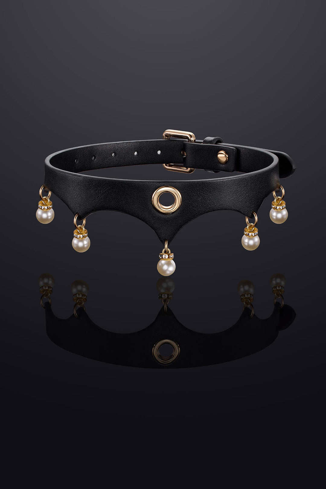 Luna Leather Collar Choker