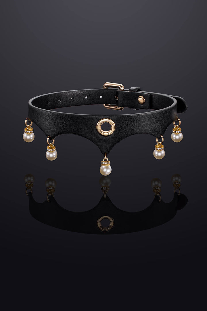 Luna Leather Collar Choker