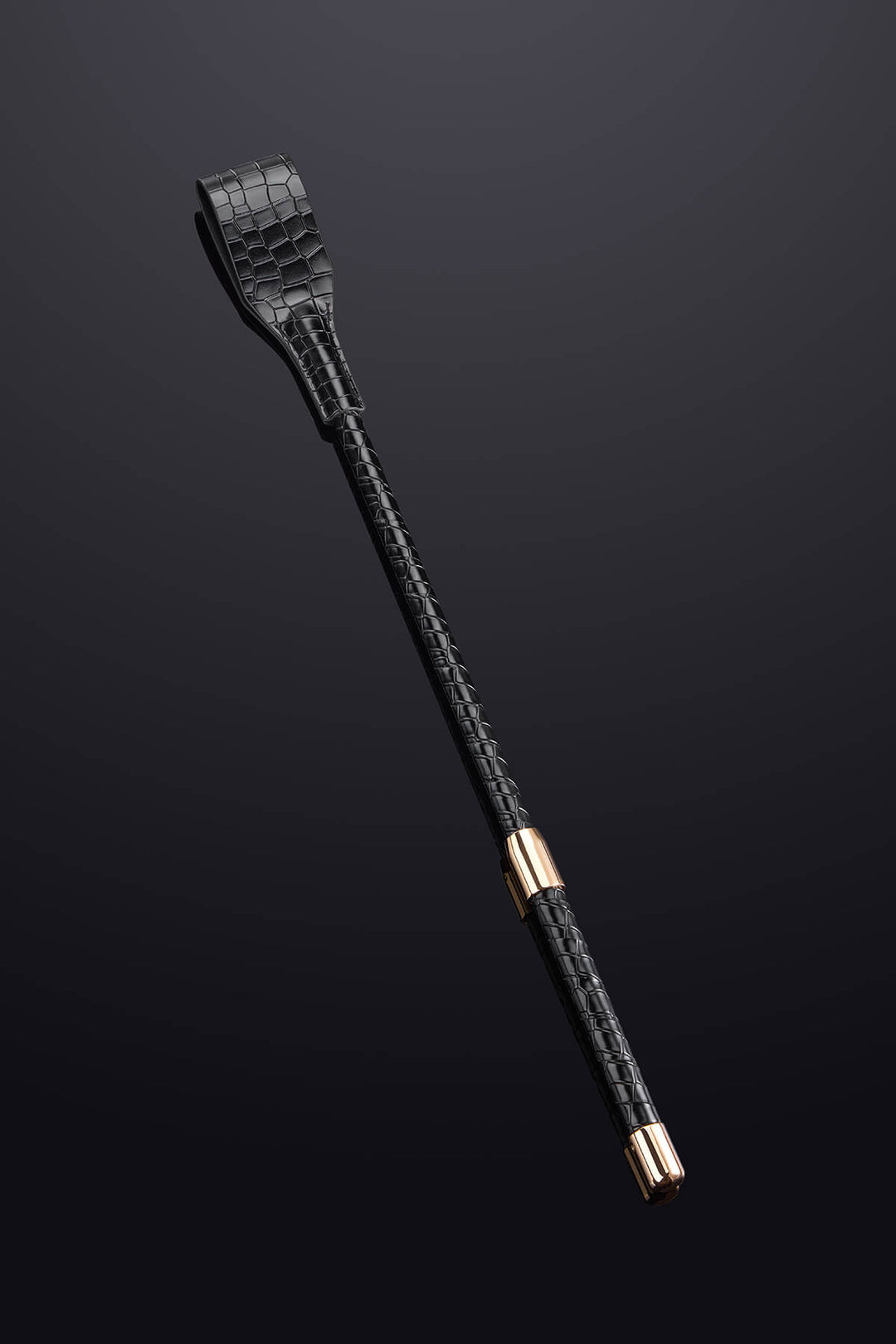 Noble Leather Riding Crop Black