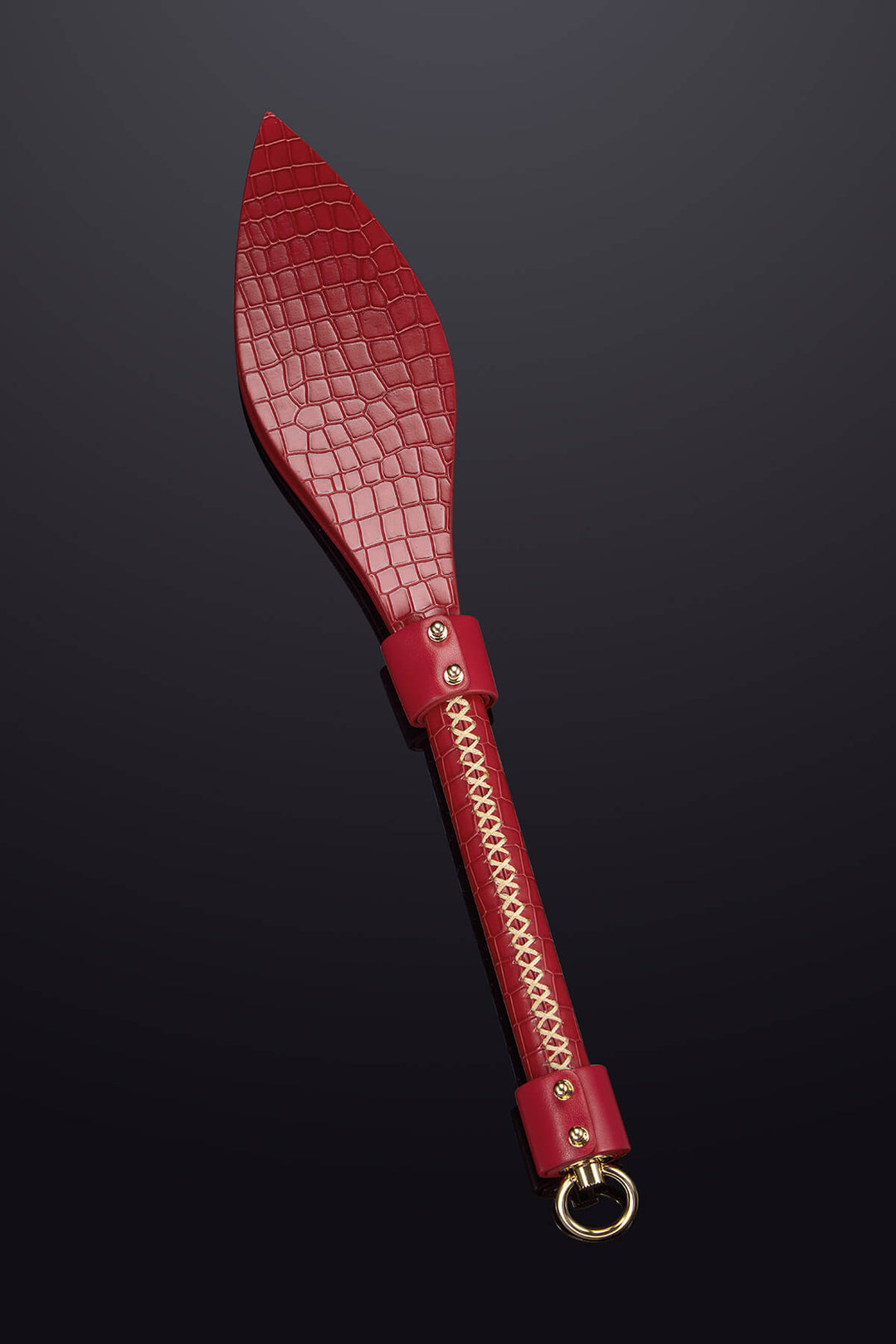 Regalia Leather Paddle Red