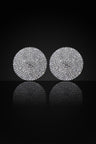 Reverie Rhinestone Round-Shaped Pasties Silver