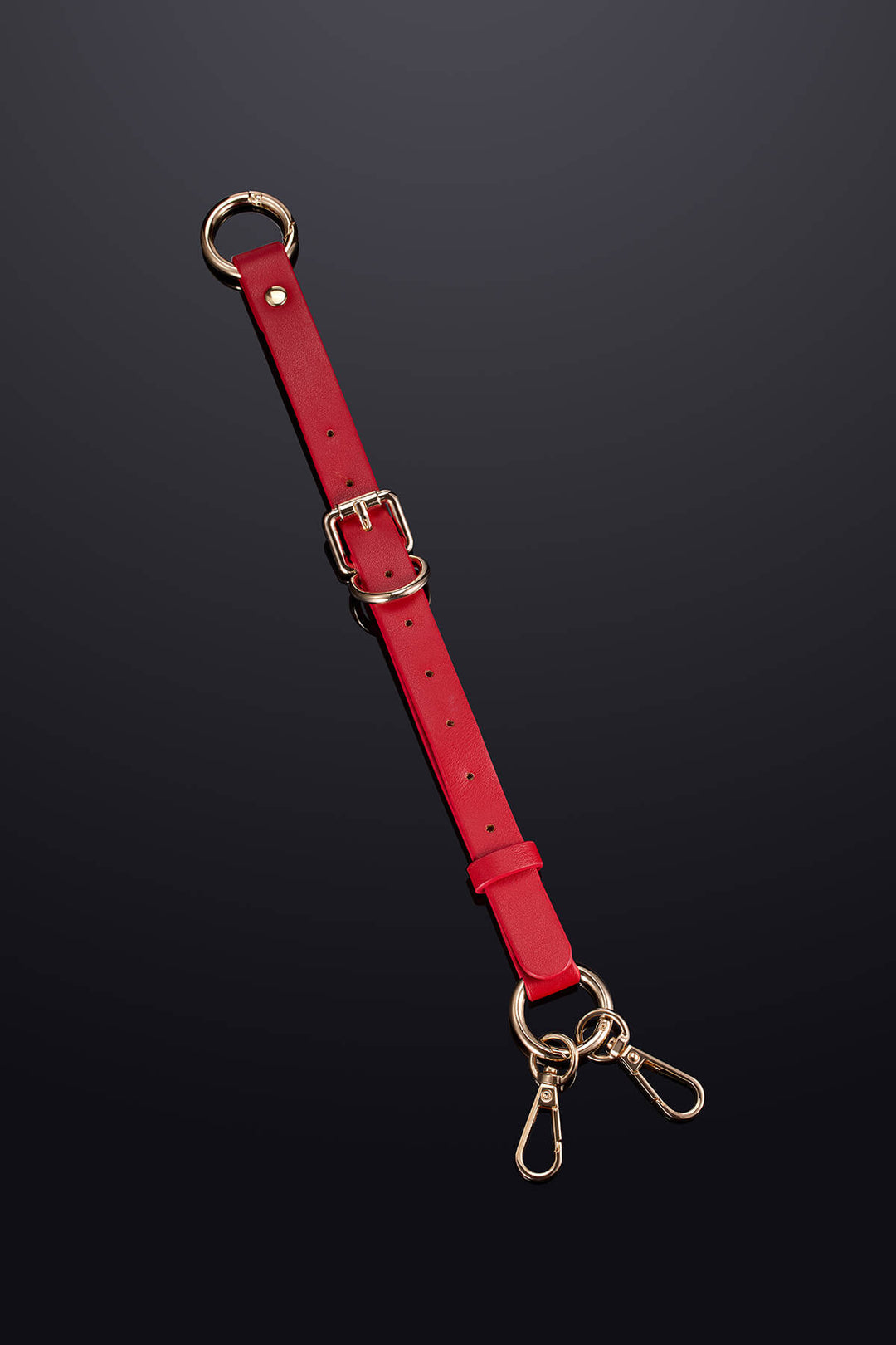 Thorn Connecting Leather Chain Red