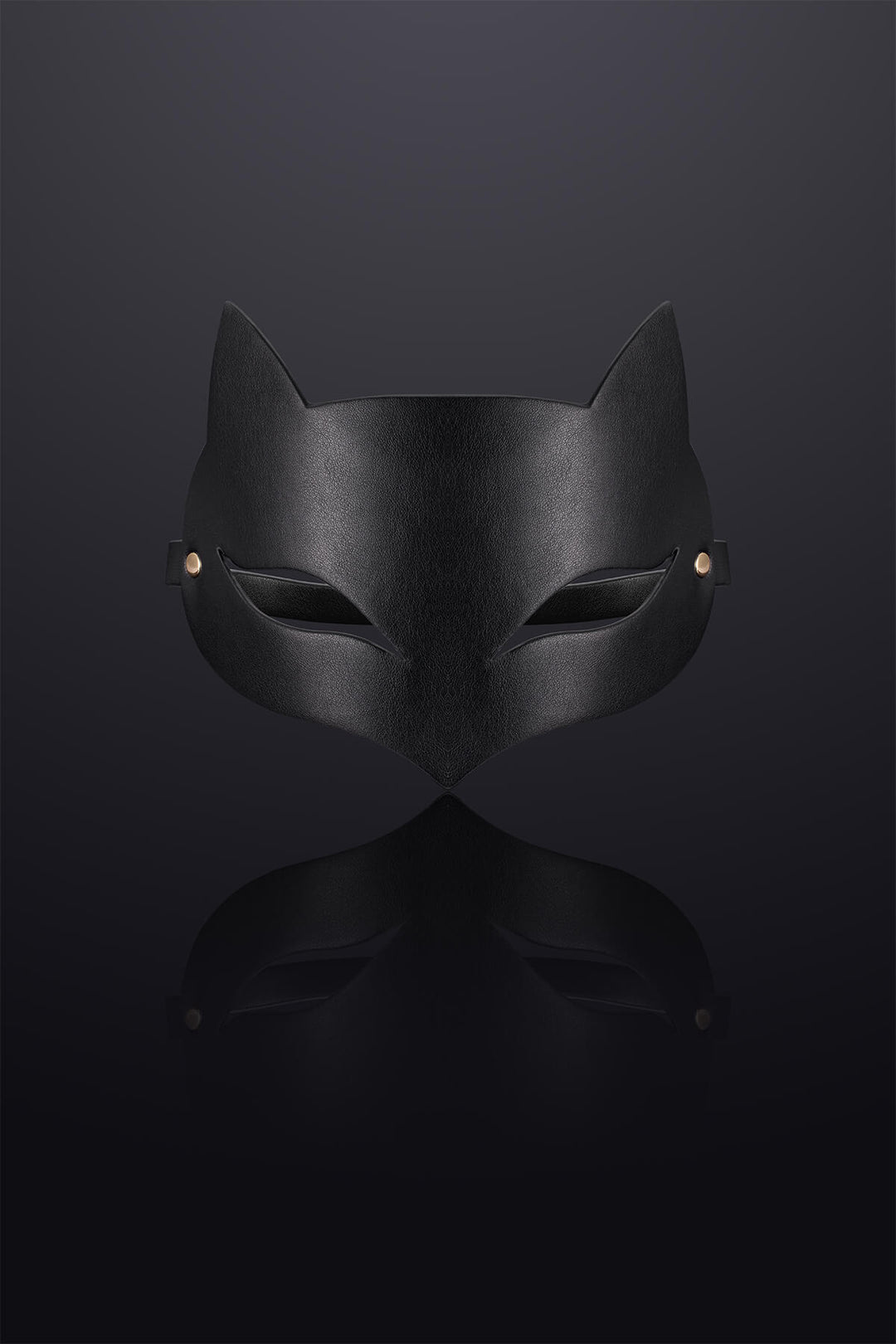 Vixen Leather Fox Mask Black