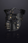 Vortex Leather Bondage Puppy Hood Black