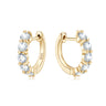 Reverie Moissanite Loop Earrings Gold