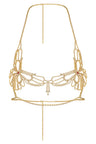 Reverie Rhinestone Butterfly Soft Bra Gold