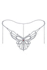 Reverie Strass Schmetterlings-String Silber