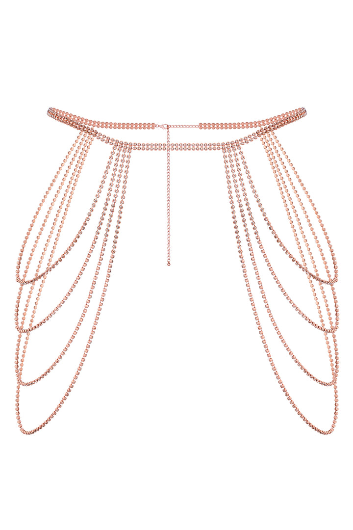 Reverie Tirantes con Pedrería en Oro Rosa