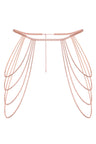 Reverie Rhinestone Draped Suspender Rose Gold